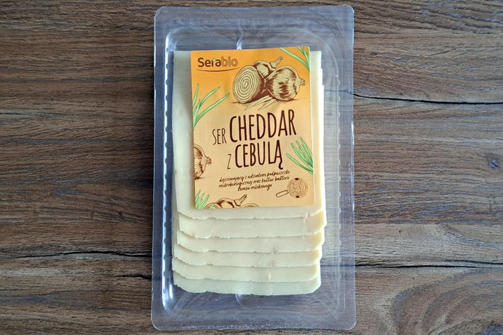 Ser Cheddar z cebulą 125 g