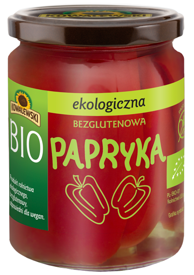 Papryka marynowana bezglutenowa BIO 540 ml