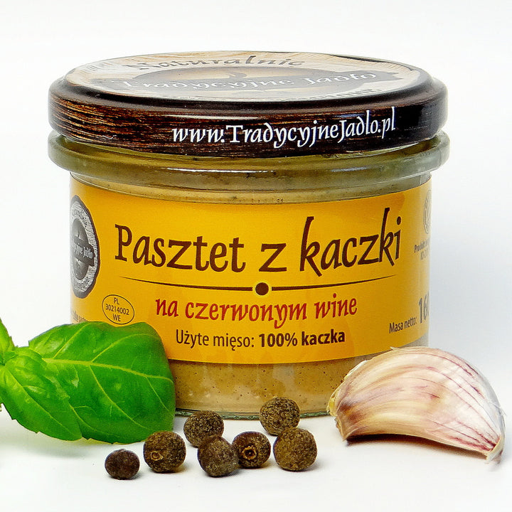 Pasztet z kaczki na czerwonym winie 160 g