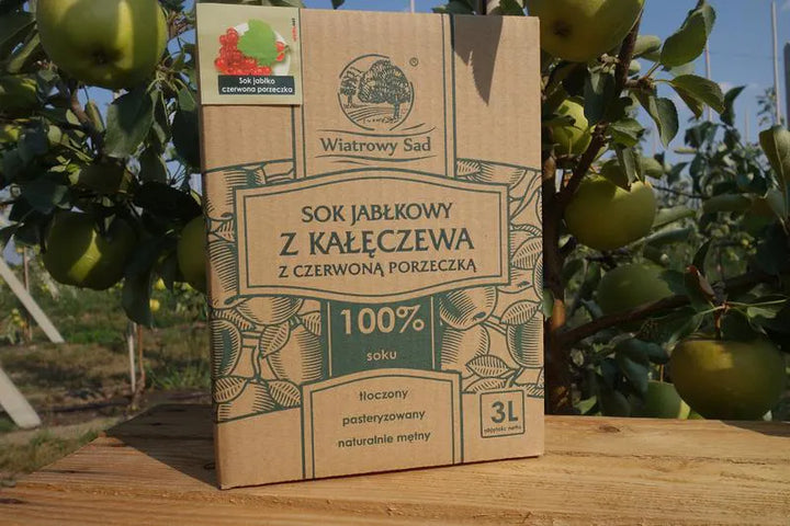 Sok jabłkowy z czerwoną porzeczką 3 l