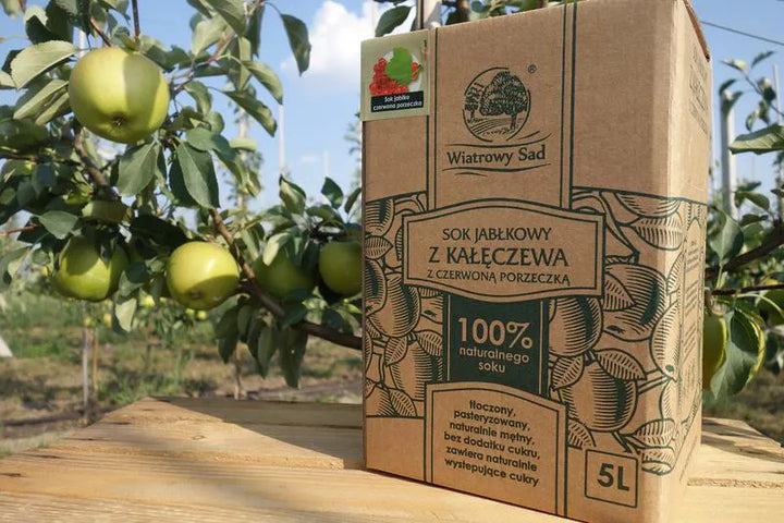Sok jabłkowy z czerwoną porzeczką 5 l