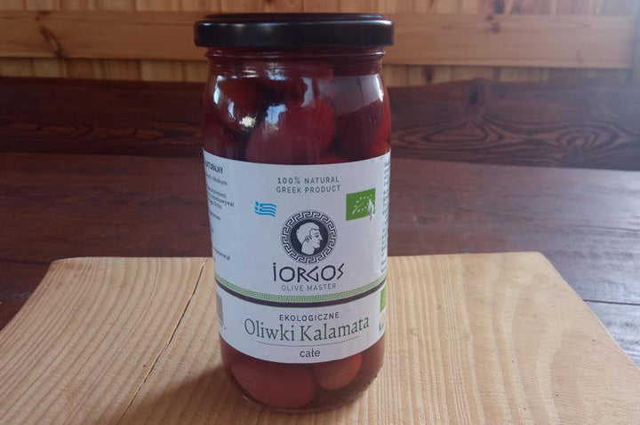 Oliwki kalamata całe w zalewie EKO 370 g