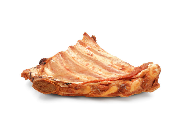 Żeberka wieprzowe mięsne, wędzone surowe 1 kg