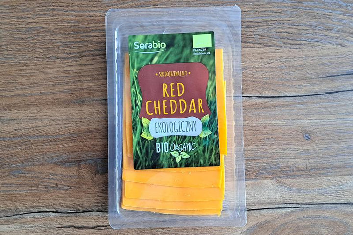 Ser Bio Red Cheddar w plastrach 125 g