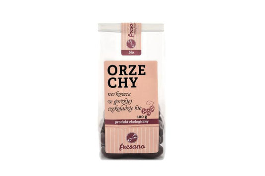 Orzechy nerkowca w gorzkiej czekoladzie BIO 100 g