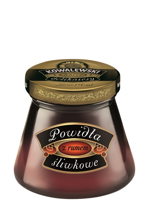 Powidła śliwkowe z rumem 170 ml