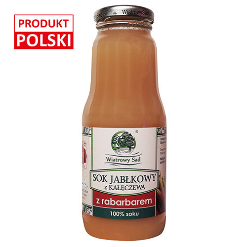 Sok jabłkowy z rabarbarem 300 ml
