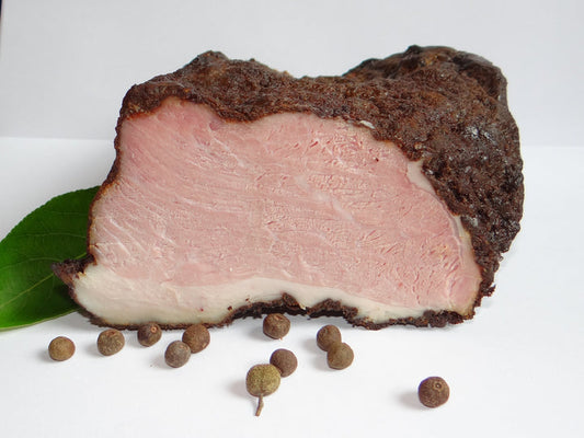 Szynka Krucha w ziołach wędzona pieczona 500 g