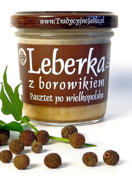 Leberka z borowikiem pasztet po wielkopolsku słoik 80 g