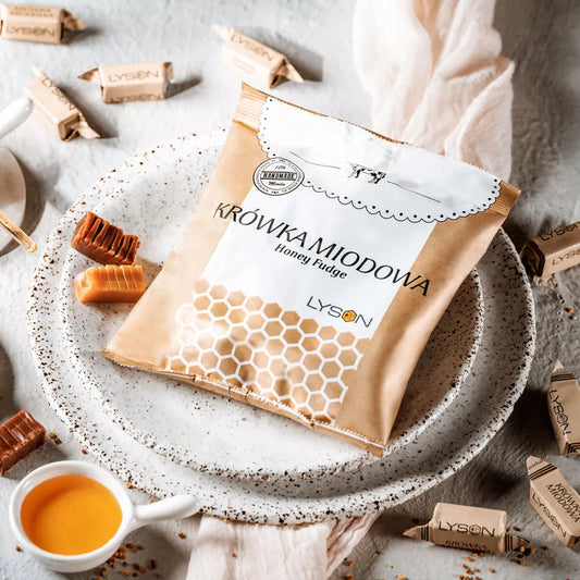 Krówka miodowa mleczna 220g