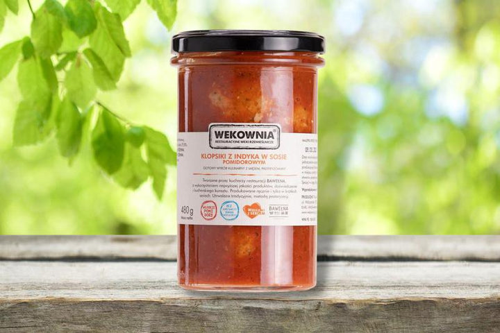 Klopsiki z indyka w sosie pomidorowym 480 g