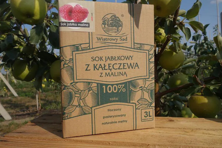 Sok jabłkowy z maliną 3 l