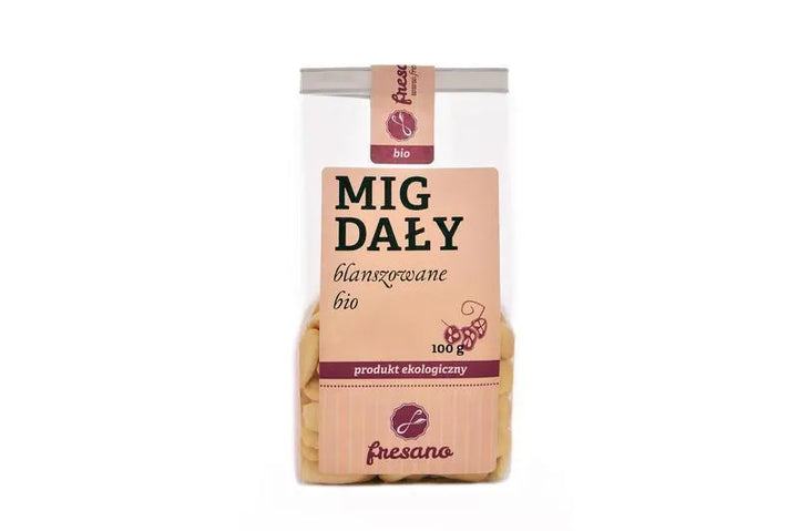 Migdały blanszowane EKO 100 g