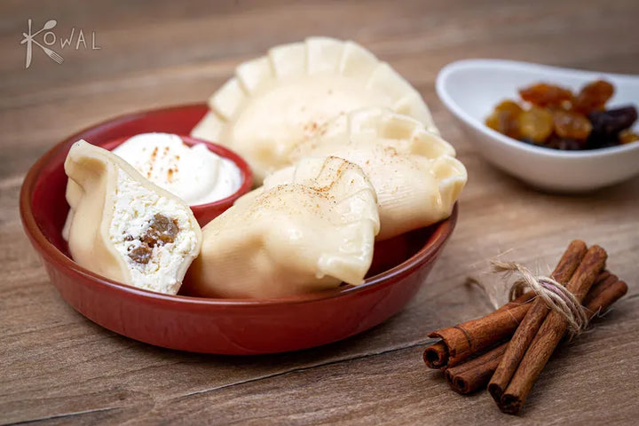 Pierogi z serem, rodzynkami i cynamonem 1 kg
