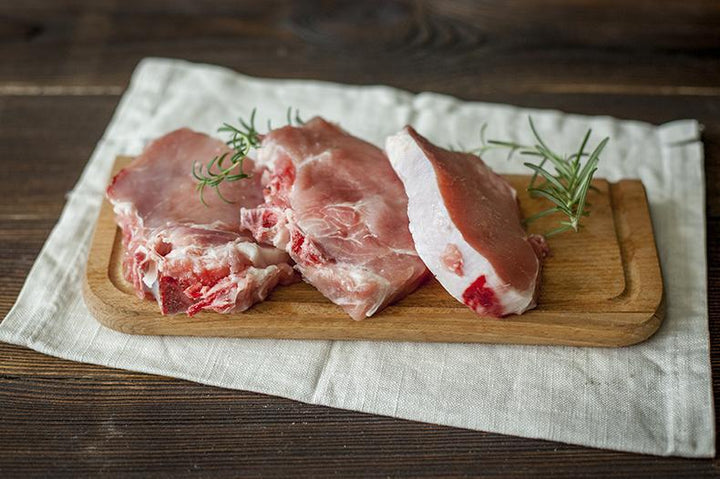 Schab z kością plastry 700 g