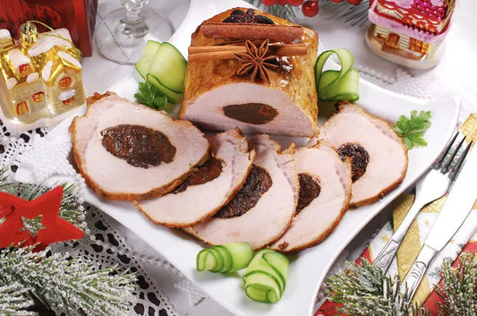 Schab pieczony z morelą 1 kg